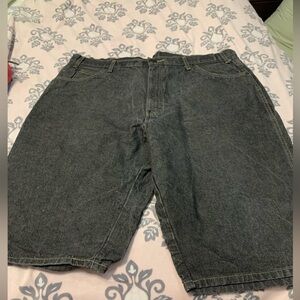 Genuine Dickies Black Denim PreOwned Shorts. Size 42